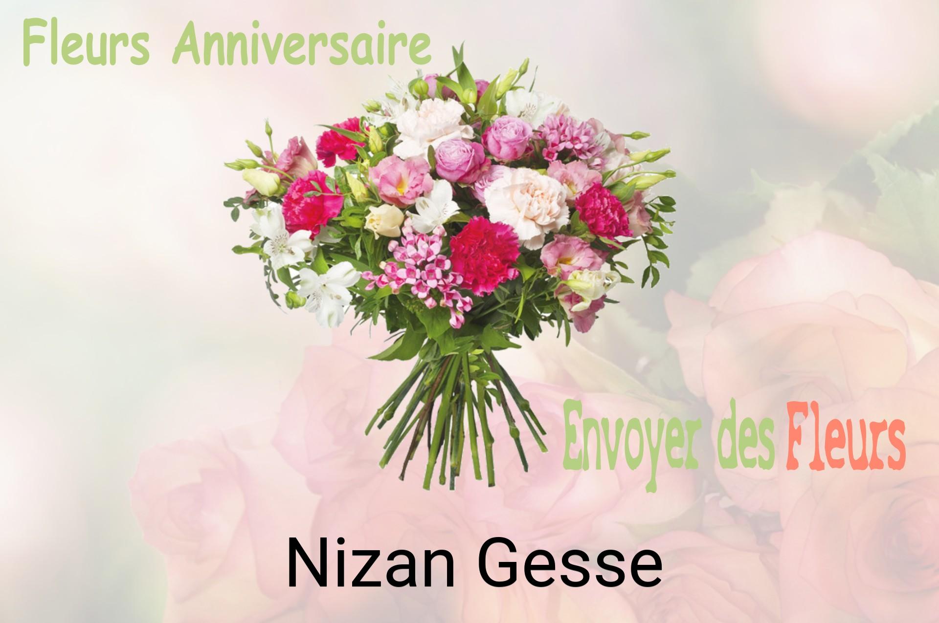 Bouquet de fleurs d’anniversaire livré à Nizan-Gesse