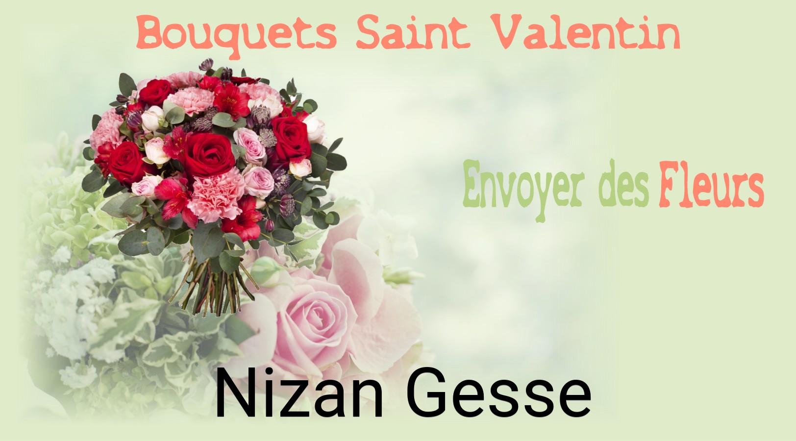 Roses de Saint-Valentin livrées à Nizan-Gesse